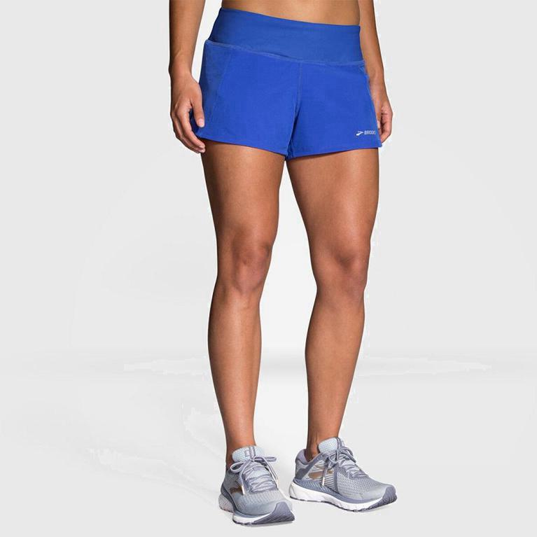 Brooks Chaser 3 Australia - Women's Running Shorts - Blue (190235-XUV)